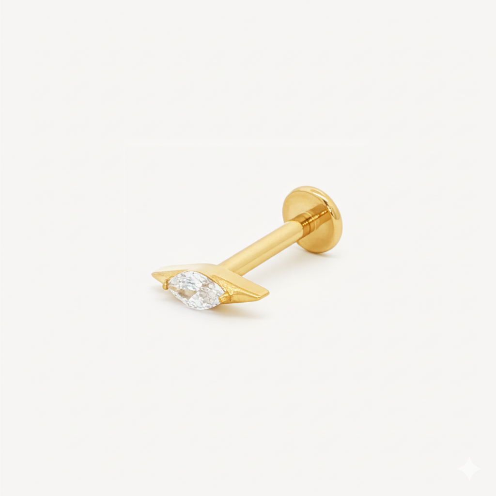 Marquise spike gold
