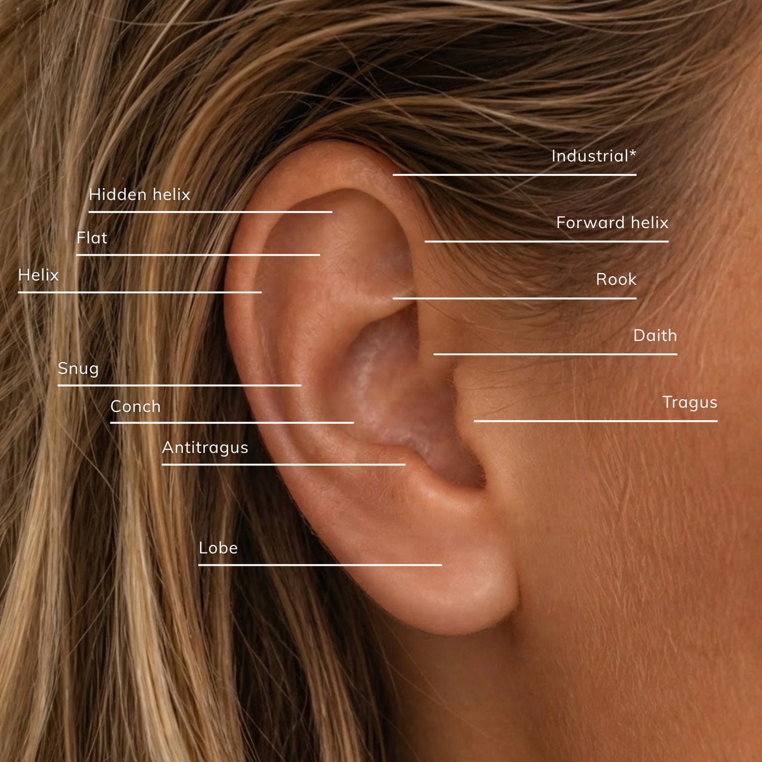 Maatadvies: welke maat piercing heb je nodig?