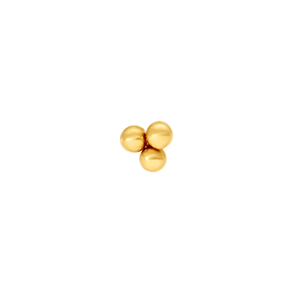 Trinity beads gold