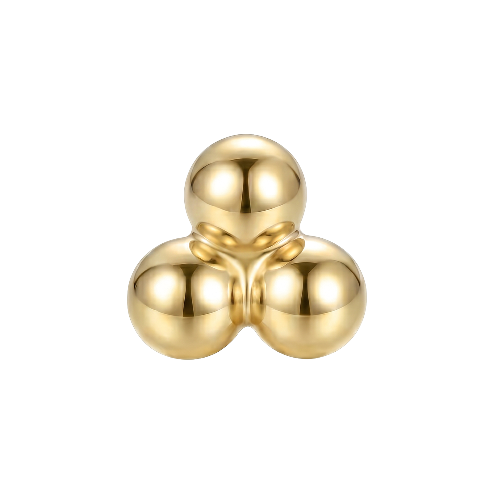 Trinity beads gold