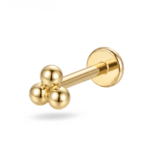 Trinity beads gold