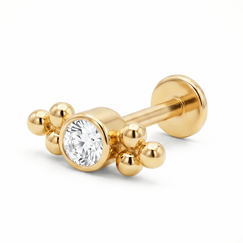 Hexa gem gold