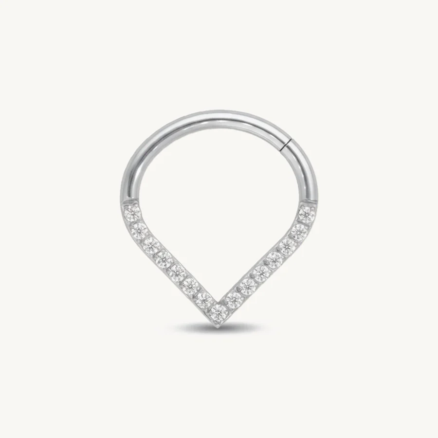 Prism stone ring