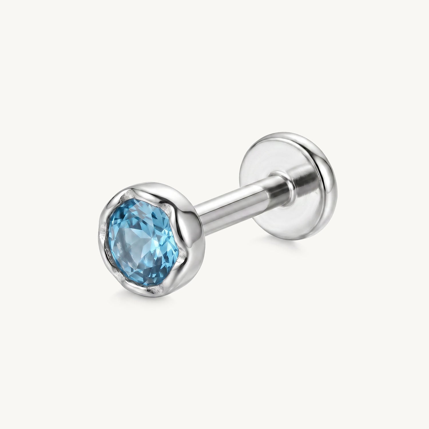 Opal Stone Stud Blue
