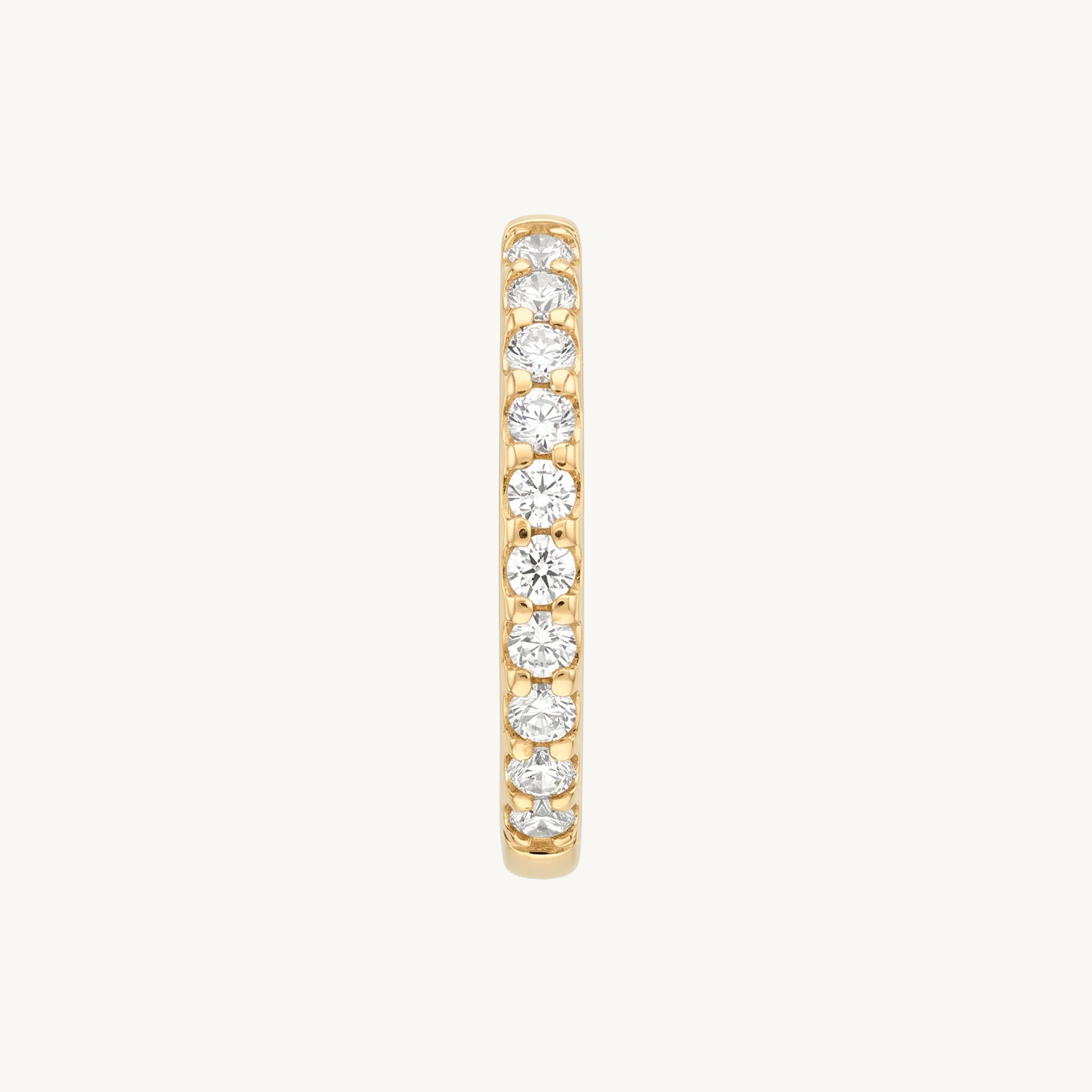Dazzled ring goud
