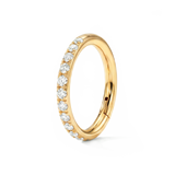 Dazzled ring goud
