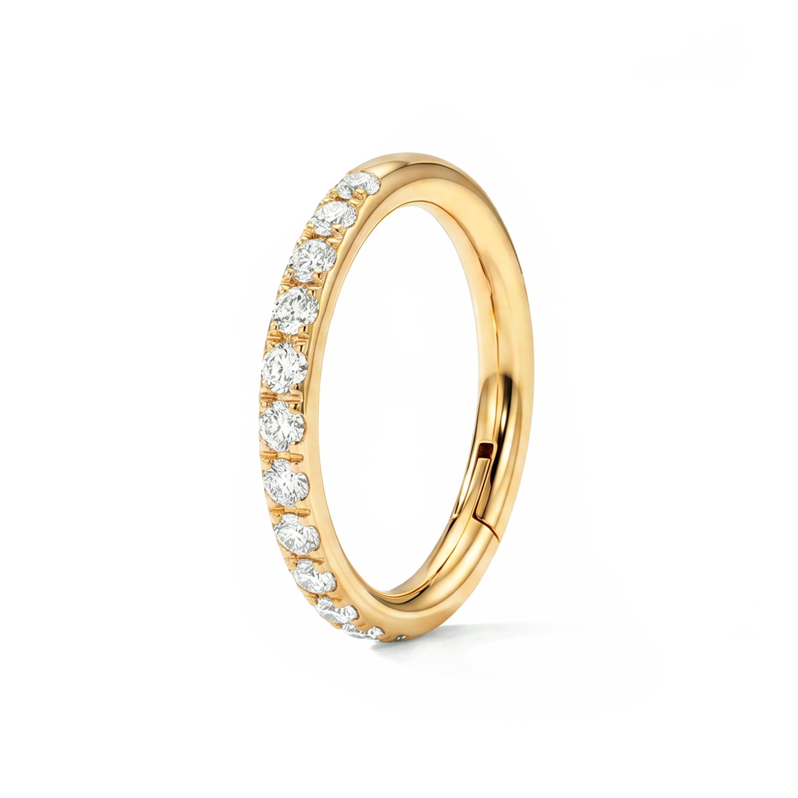 Dazzled ring goud