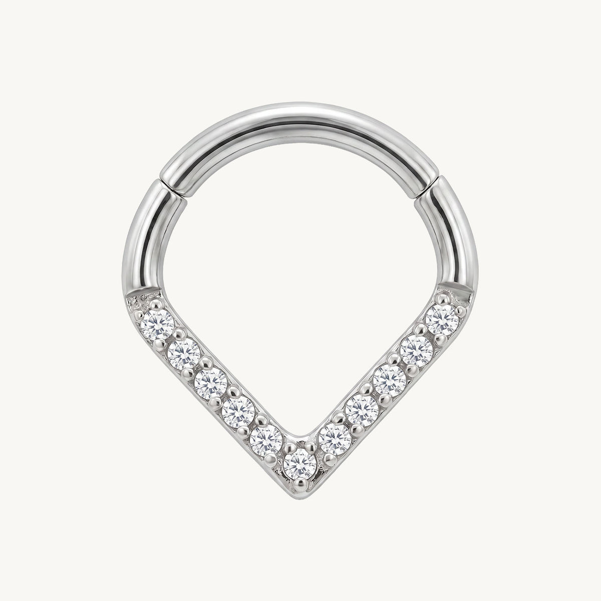 Prism stone ring