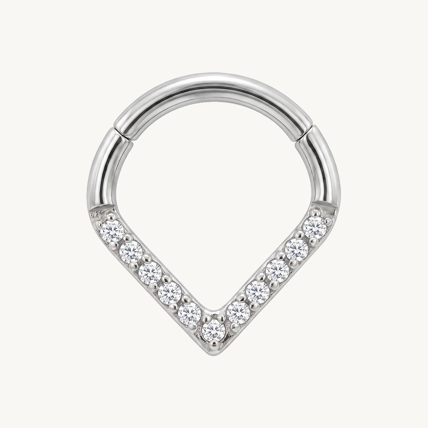 Prism stone ring