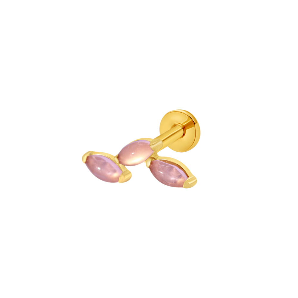 Rosequartz blossom gold