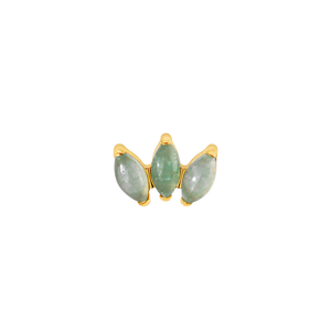 Triple aventurine gold