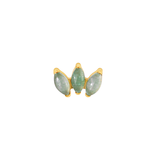 Triple aventurine gold