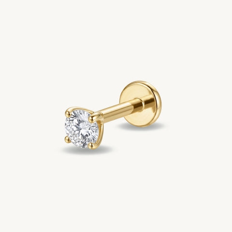 Zirkonia in de Marquise Duo piercing van Stud Society