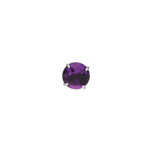 Stud stone Amethyst