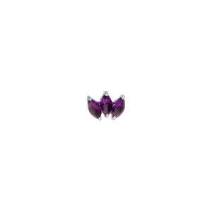 Triple amethyst