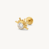 Sunburst sparkle gold