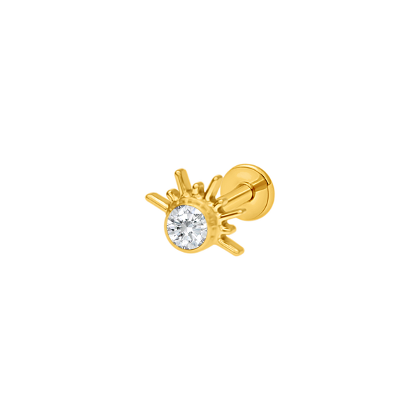 Sunburst sparkle gold