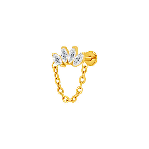 Regal chain crown gold