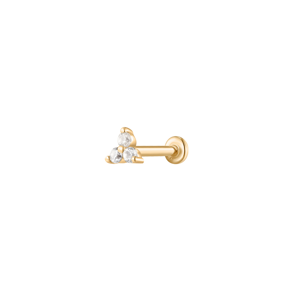 Soft Cluster - 14K Goud & Labgrown Diamant
