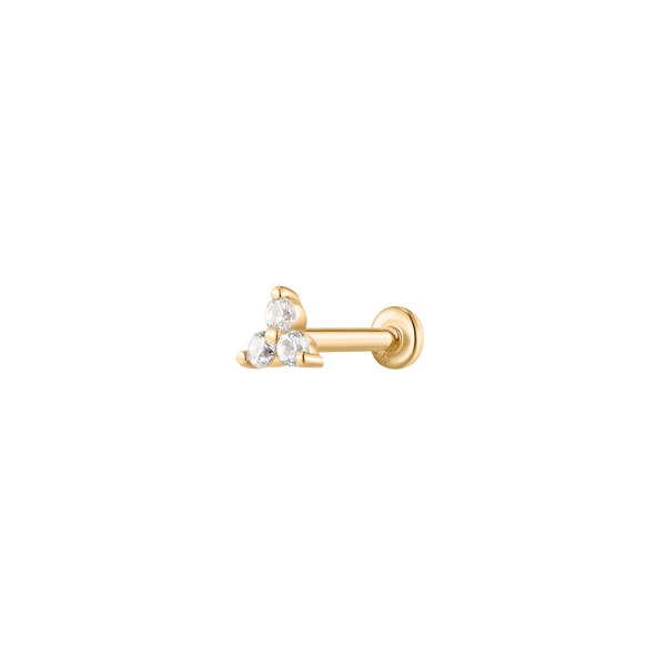 Soft Cluster - 14K Goud & Labgrown Diamant