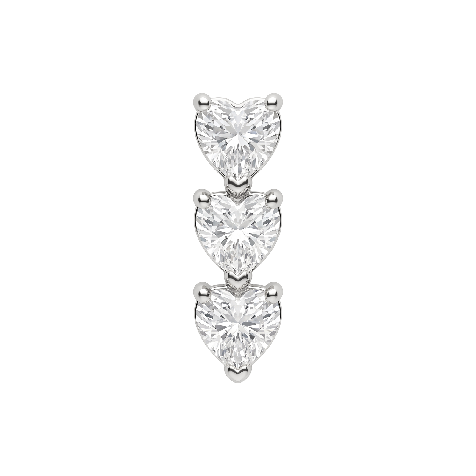 Triple heart sparkle