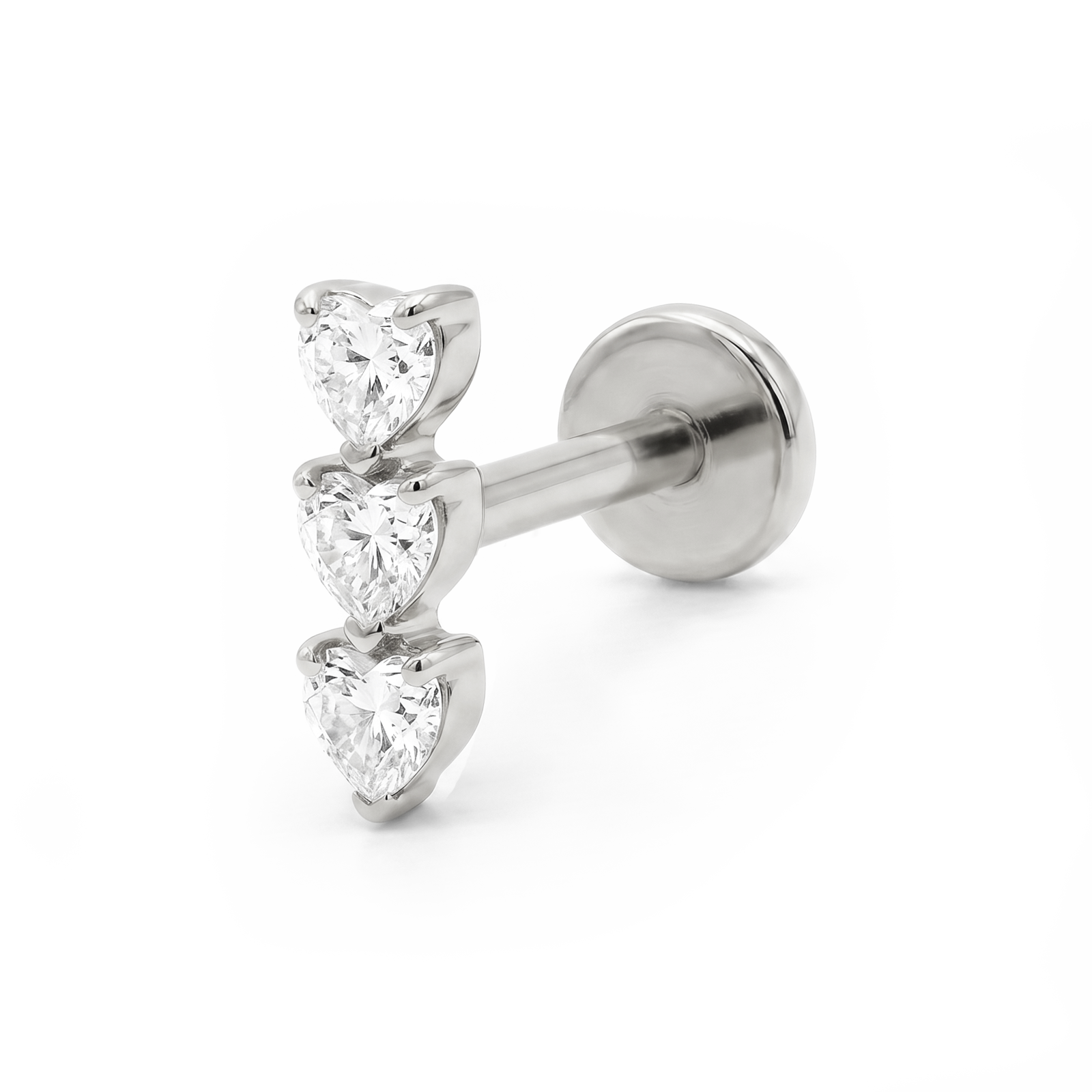 Triple heart sparkle