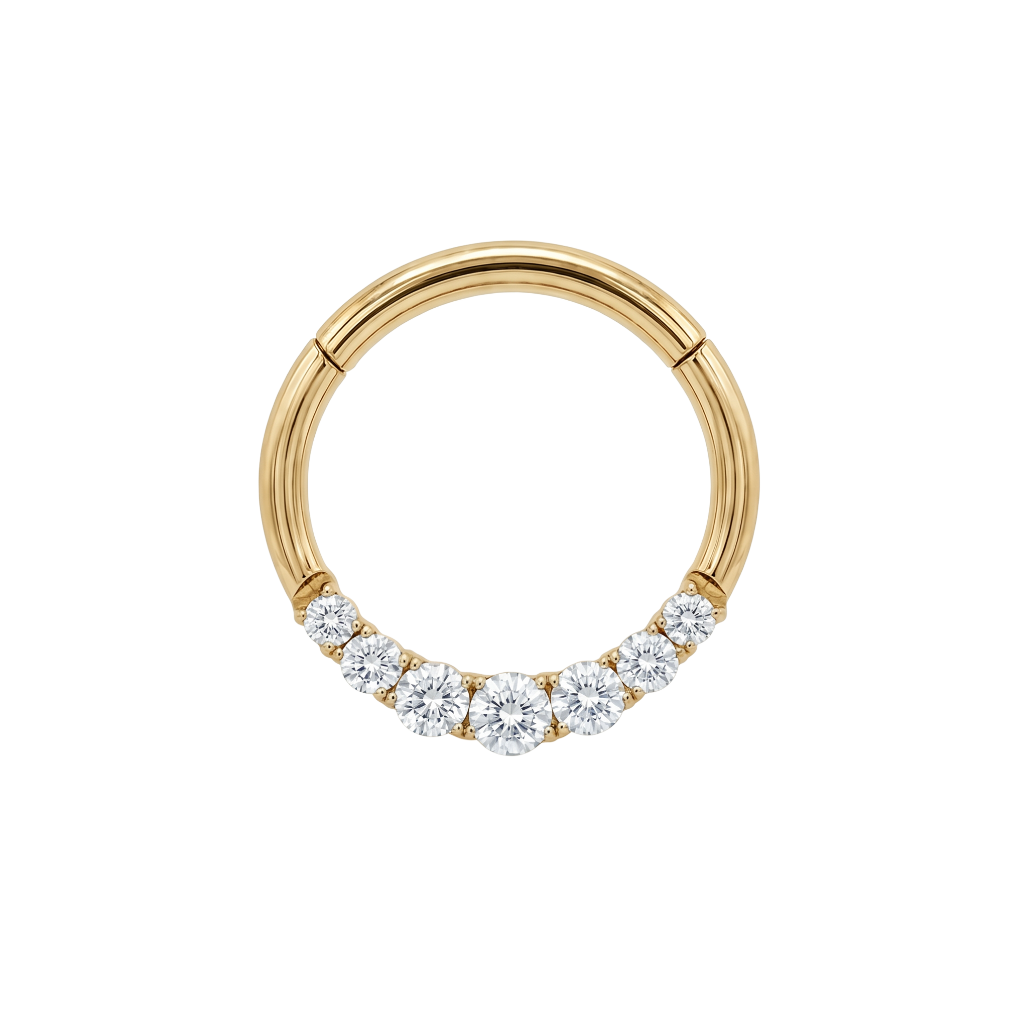 Crystal segment gold