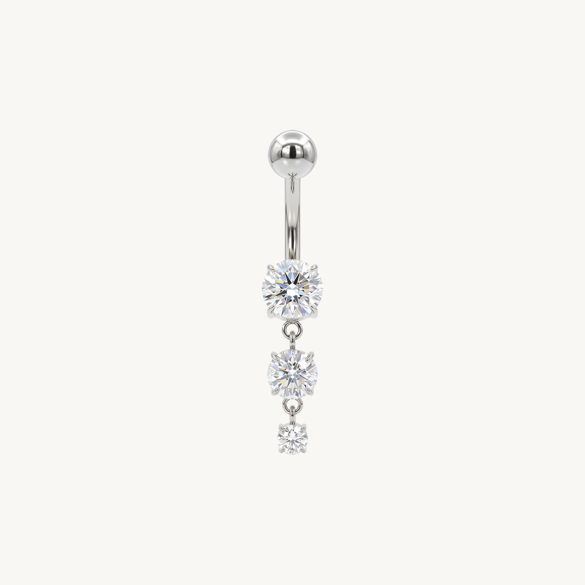 Triple crystal navel