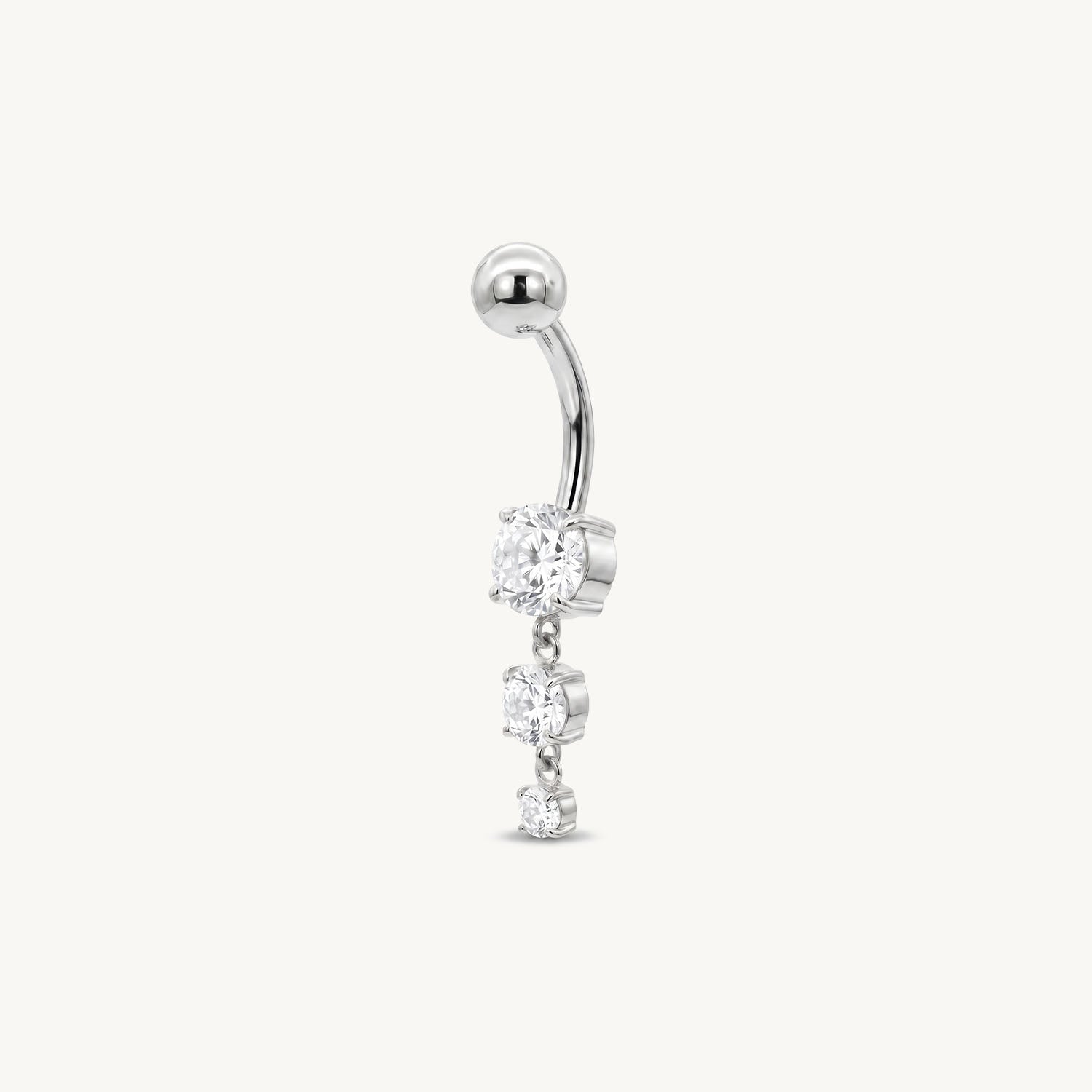 Triple crystal navel