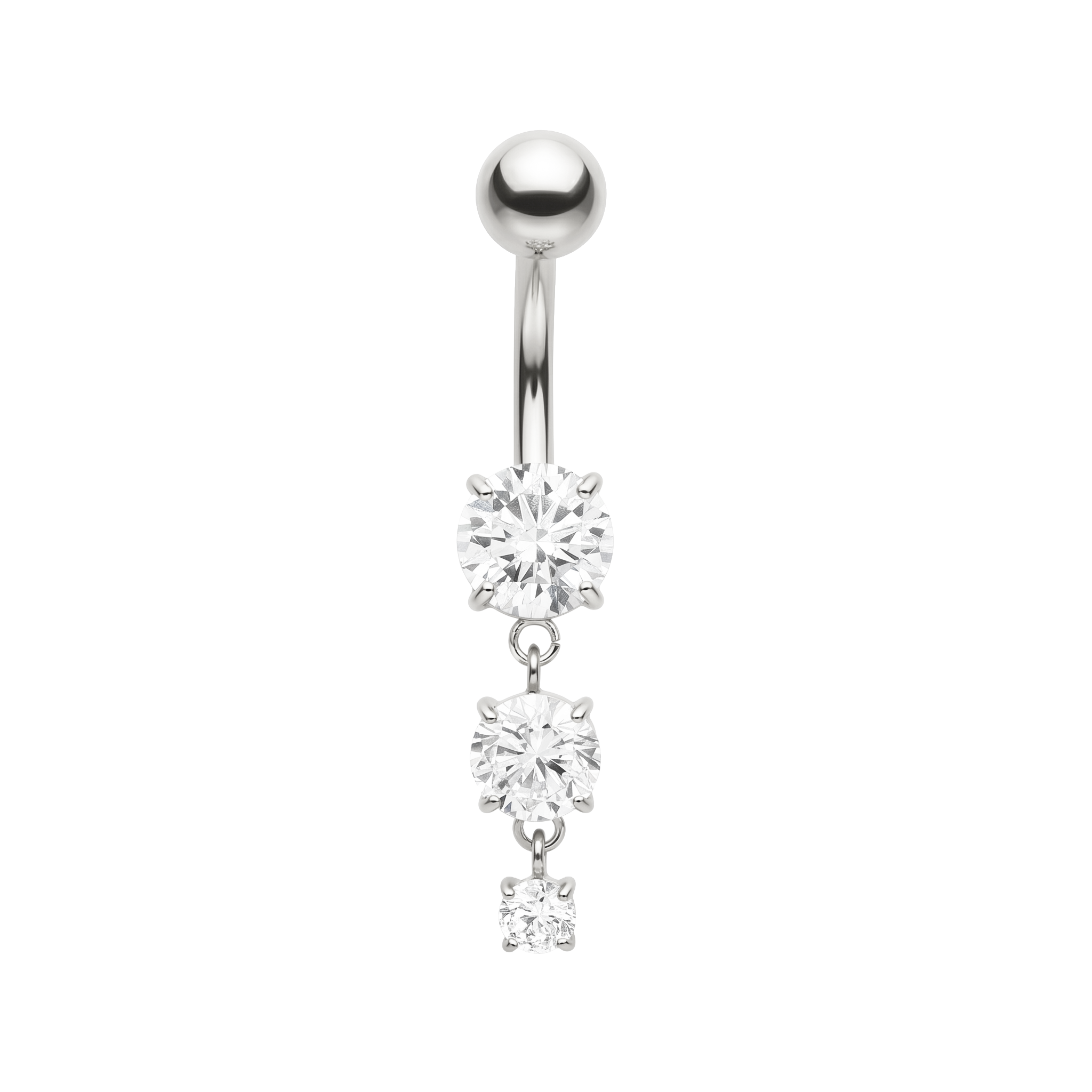 Triple crystal navel