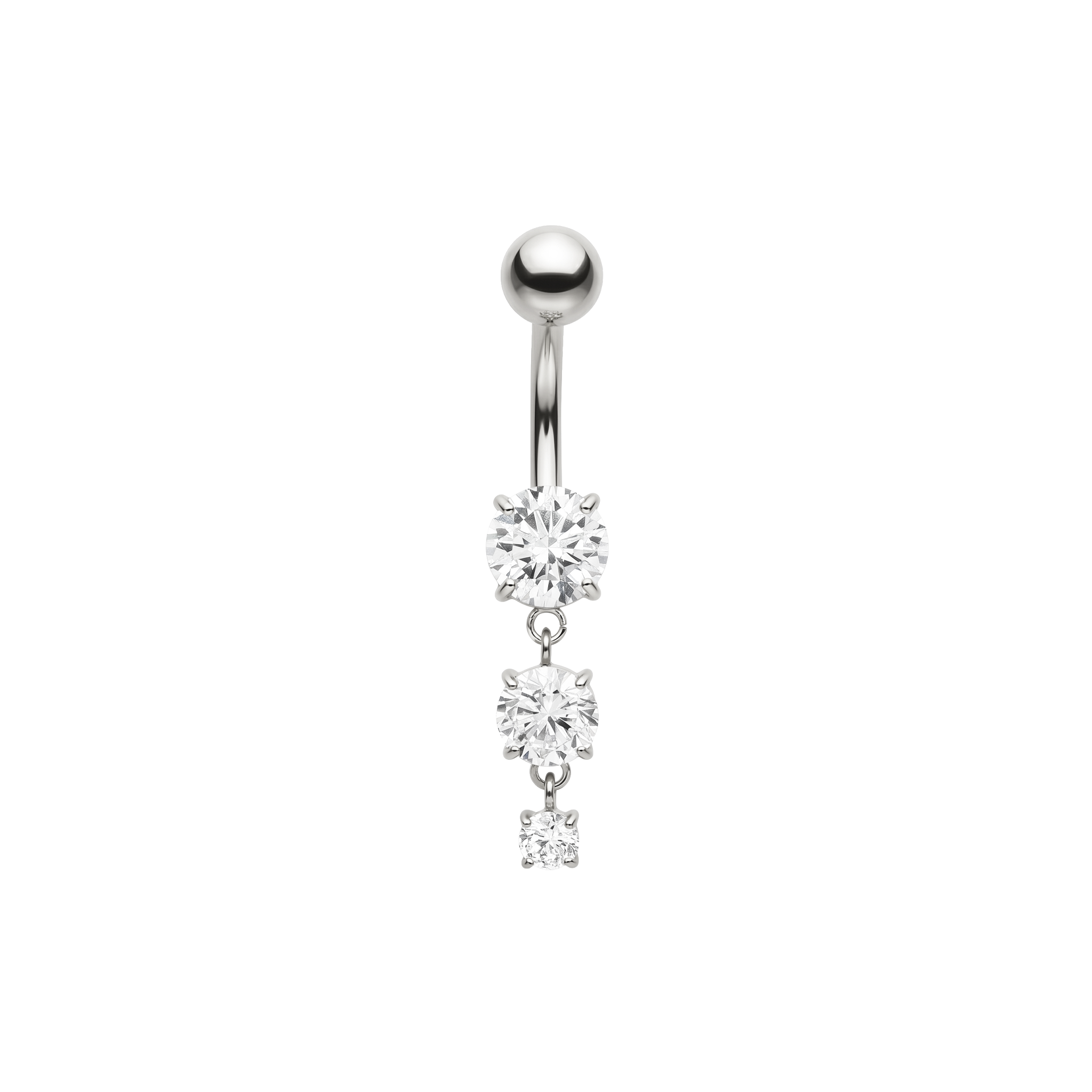 Triple crystal navel