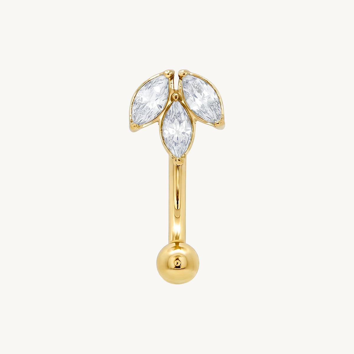 Rook marquise gold
