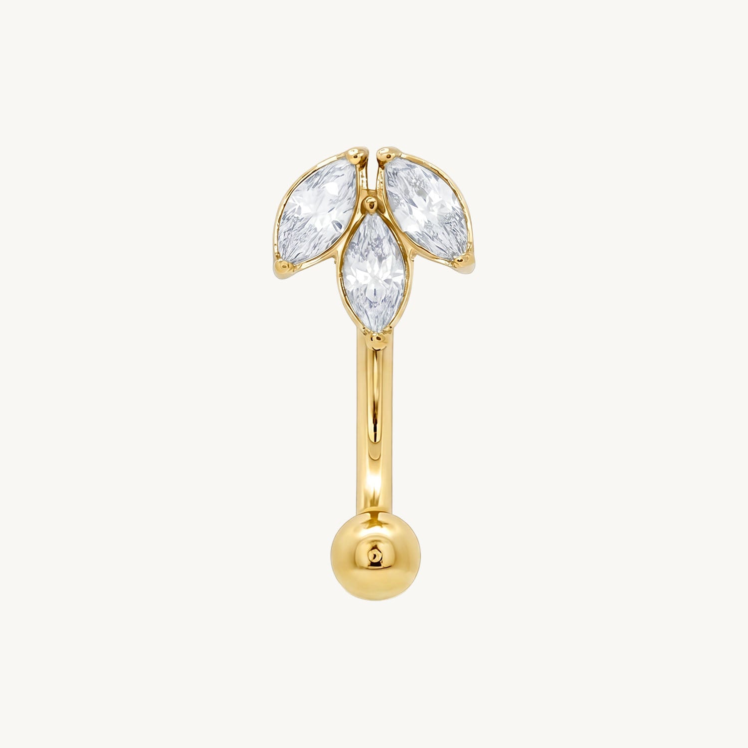 Rook marquise gold