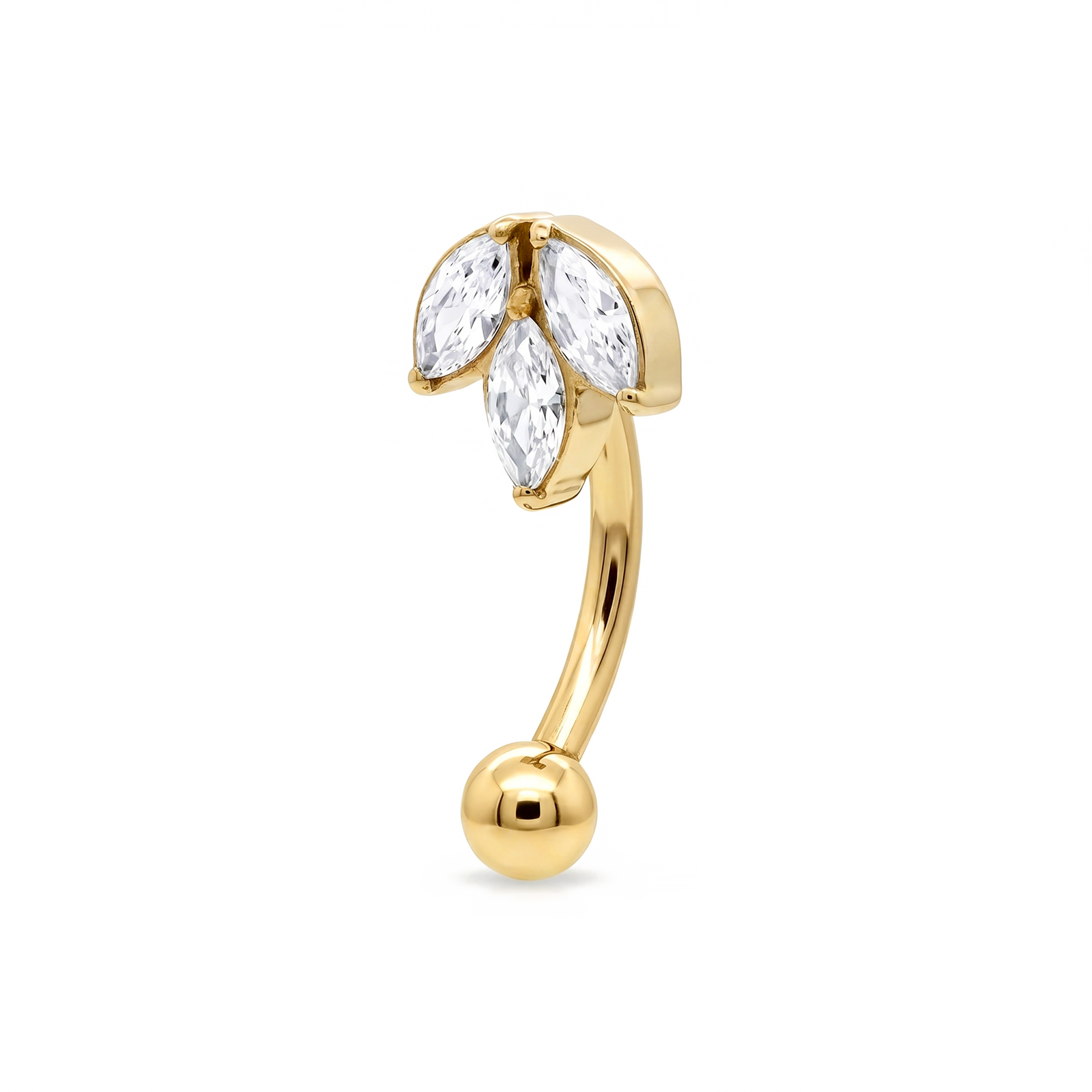 Rook marquise gold