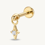 Mini dangle star gold