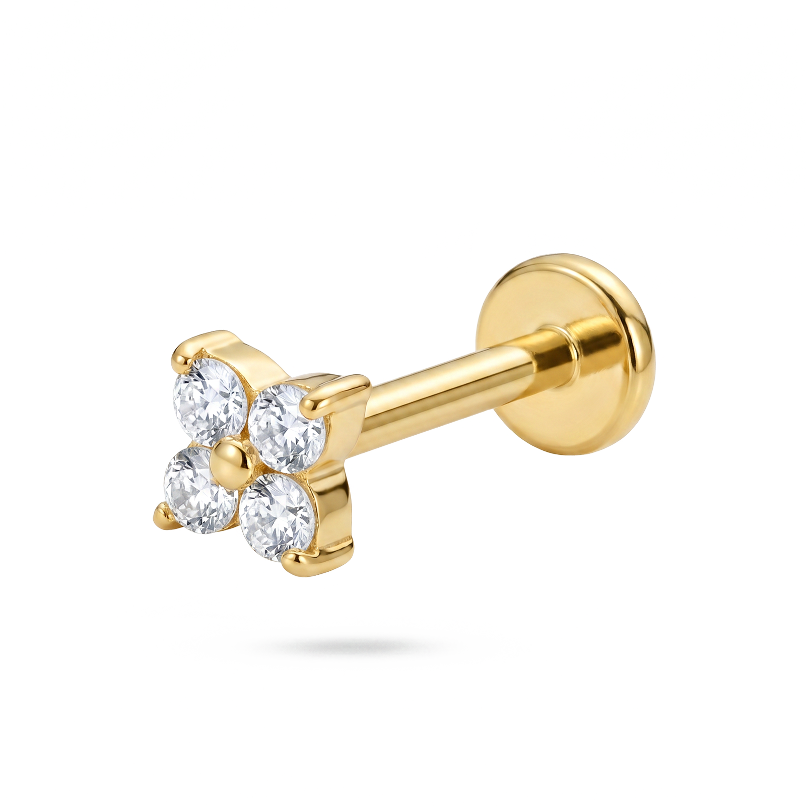 Crystal mini flower gold