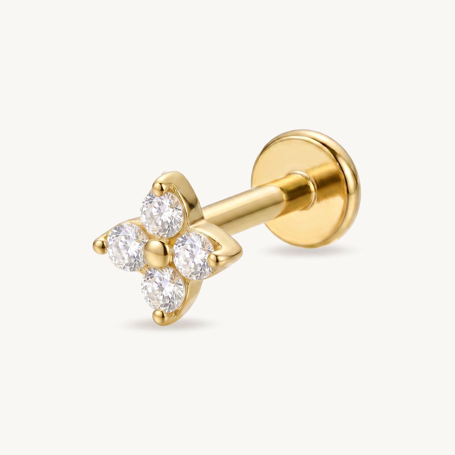 Crystal mini flower gold