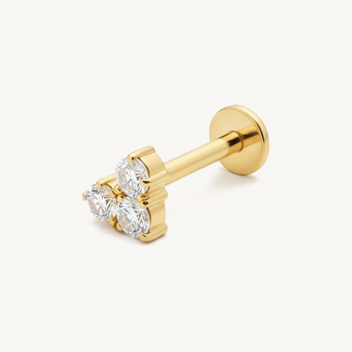 Sparkling heart gold