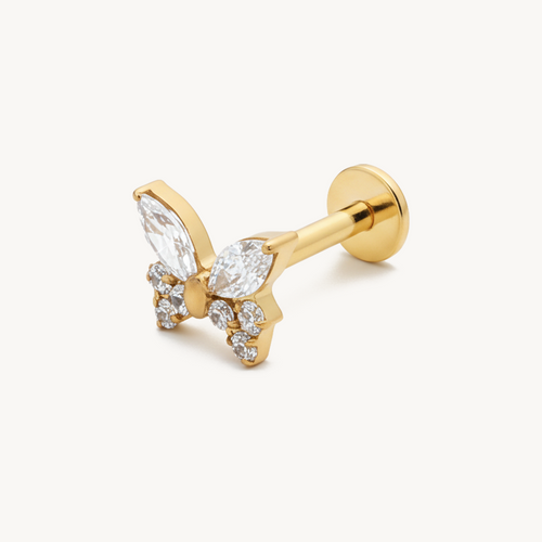 Sparkling butterfly gold