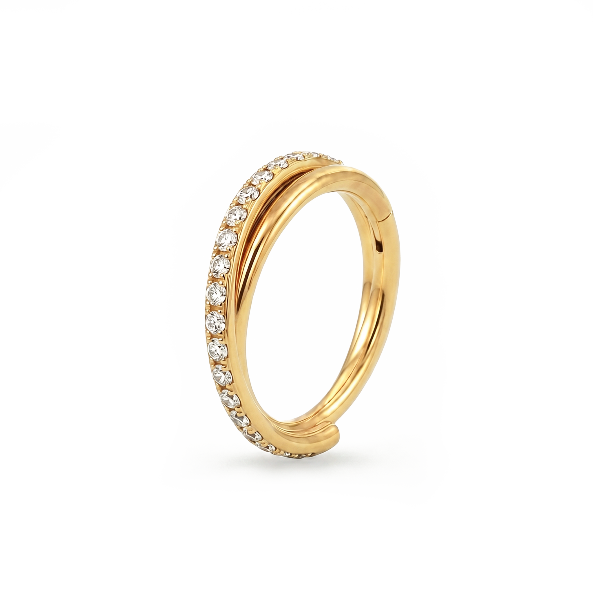 Twisted crystal gold