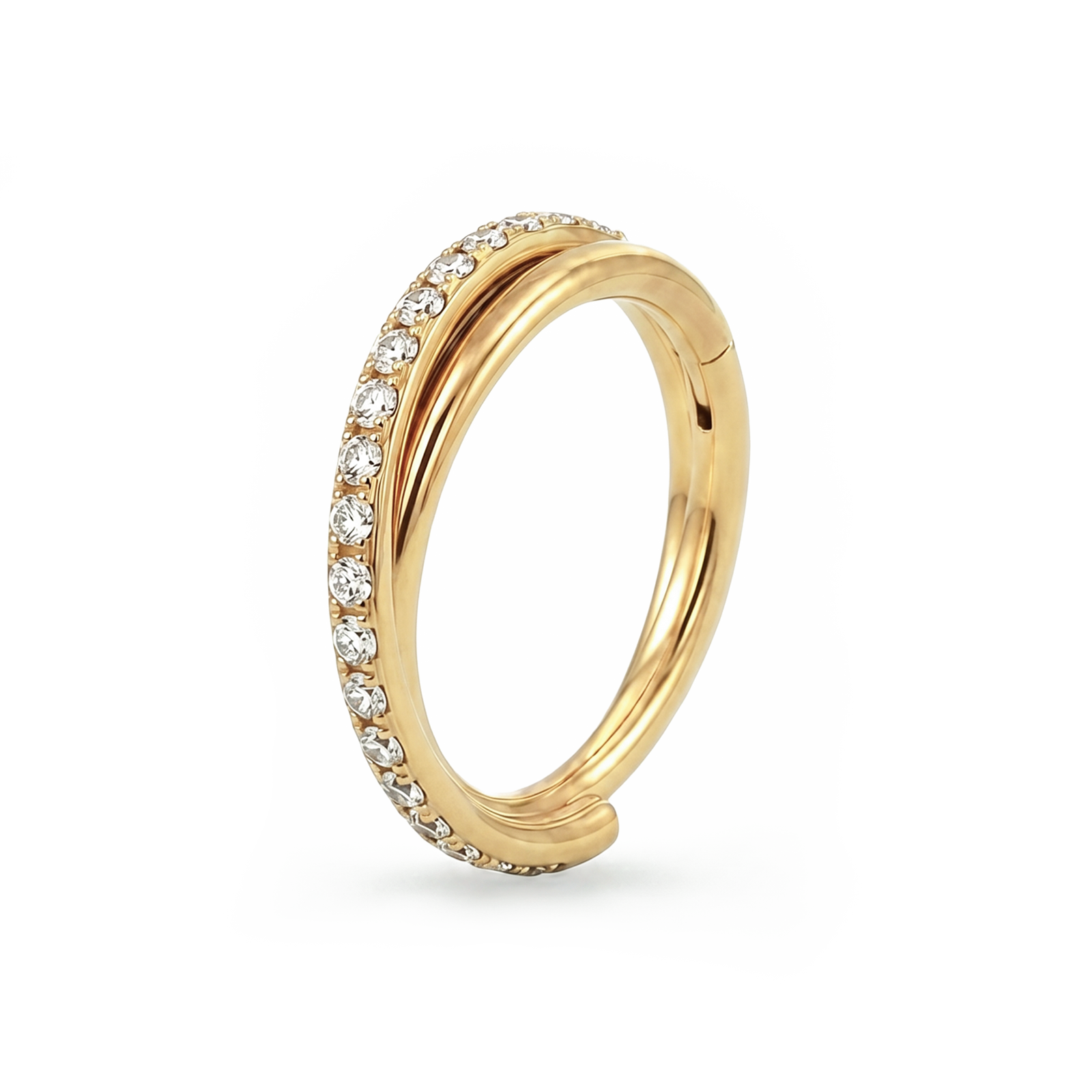 Twisted crystal gold