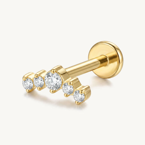 Drape drop gold