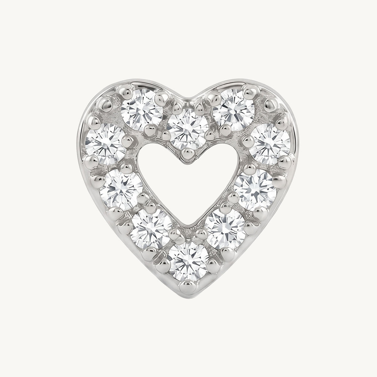 Glitter heart small