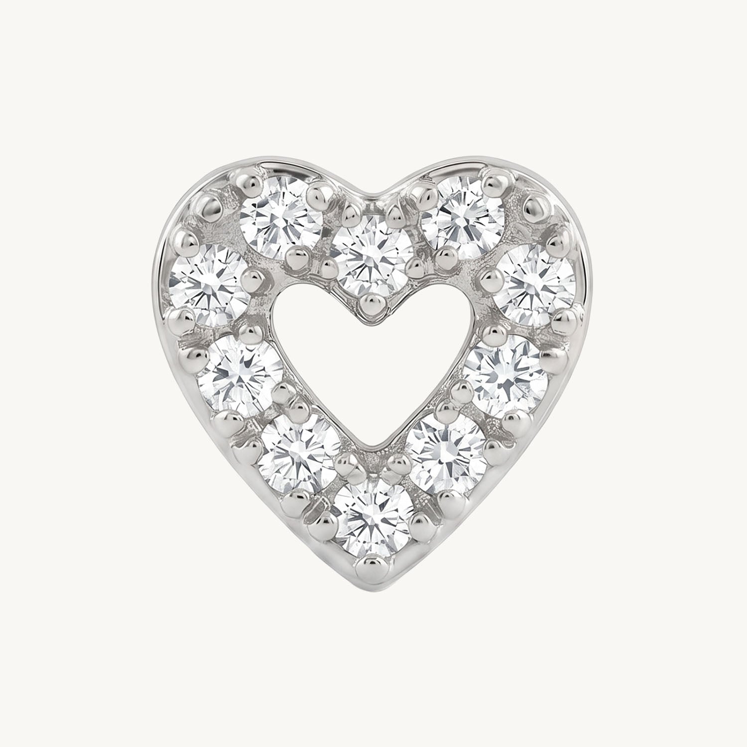 Glitter heart small