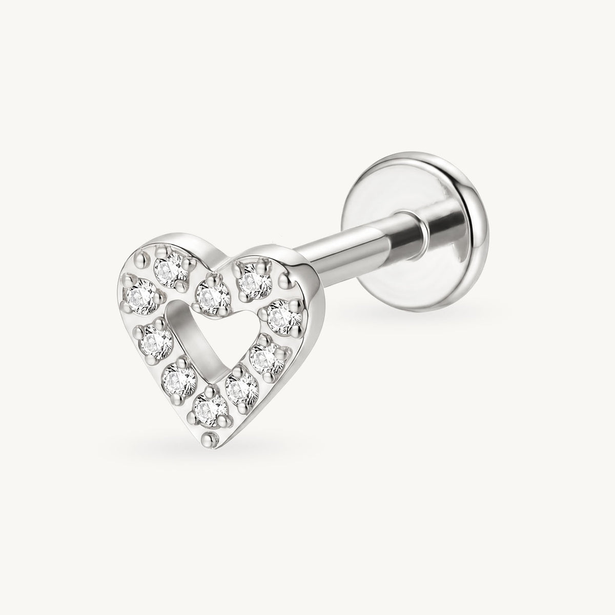 Glitter heart small