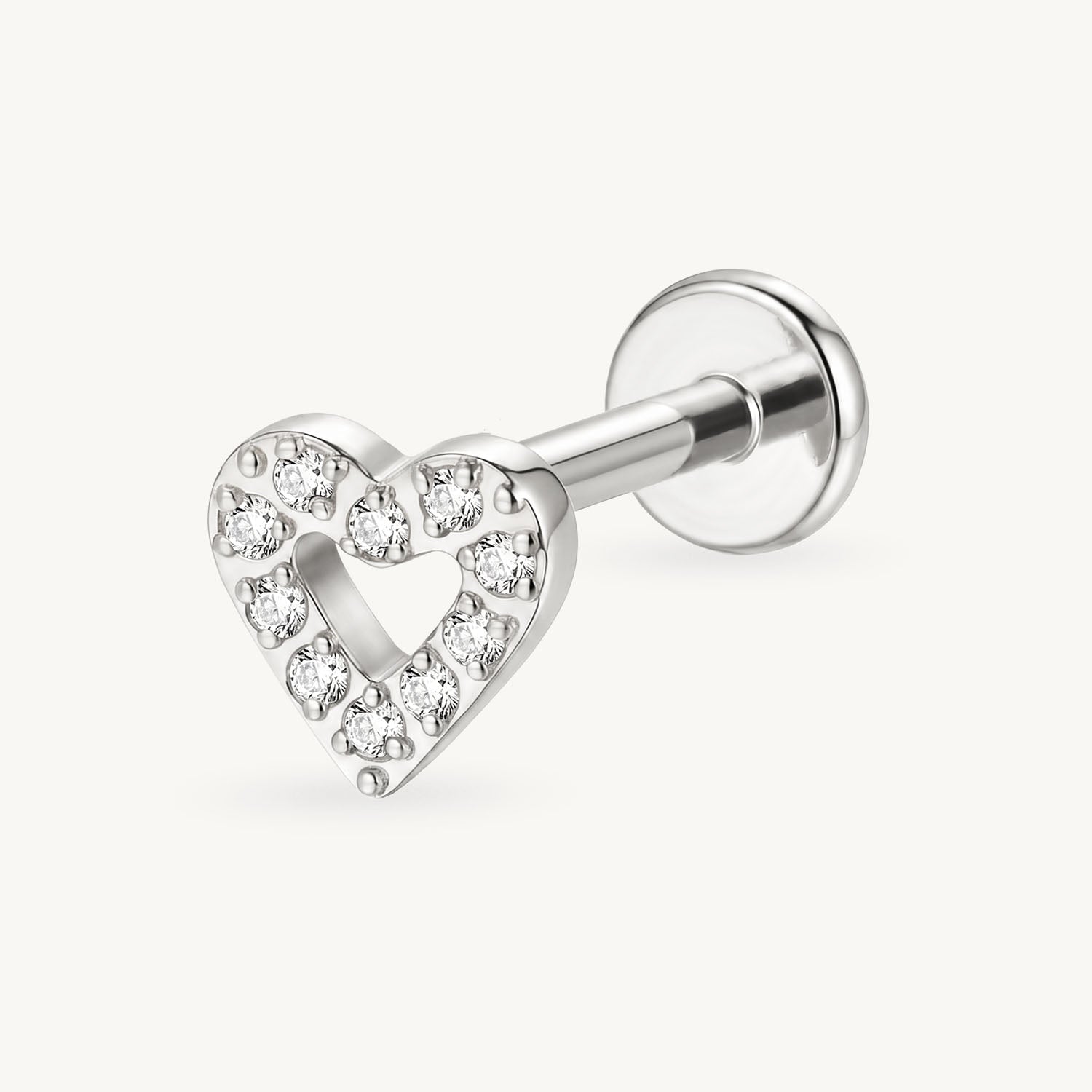 Glitter heart small
