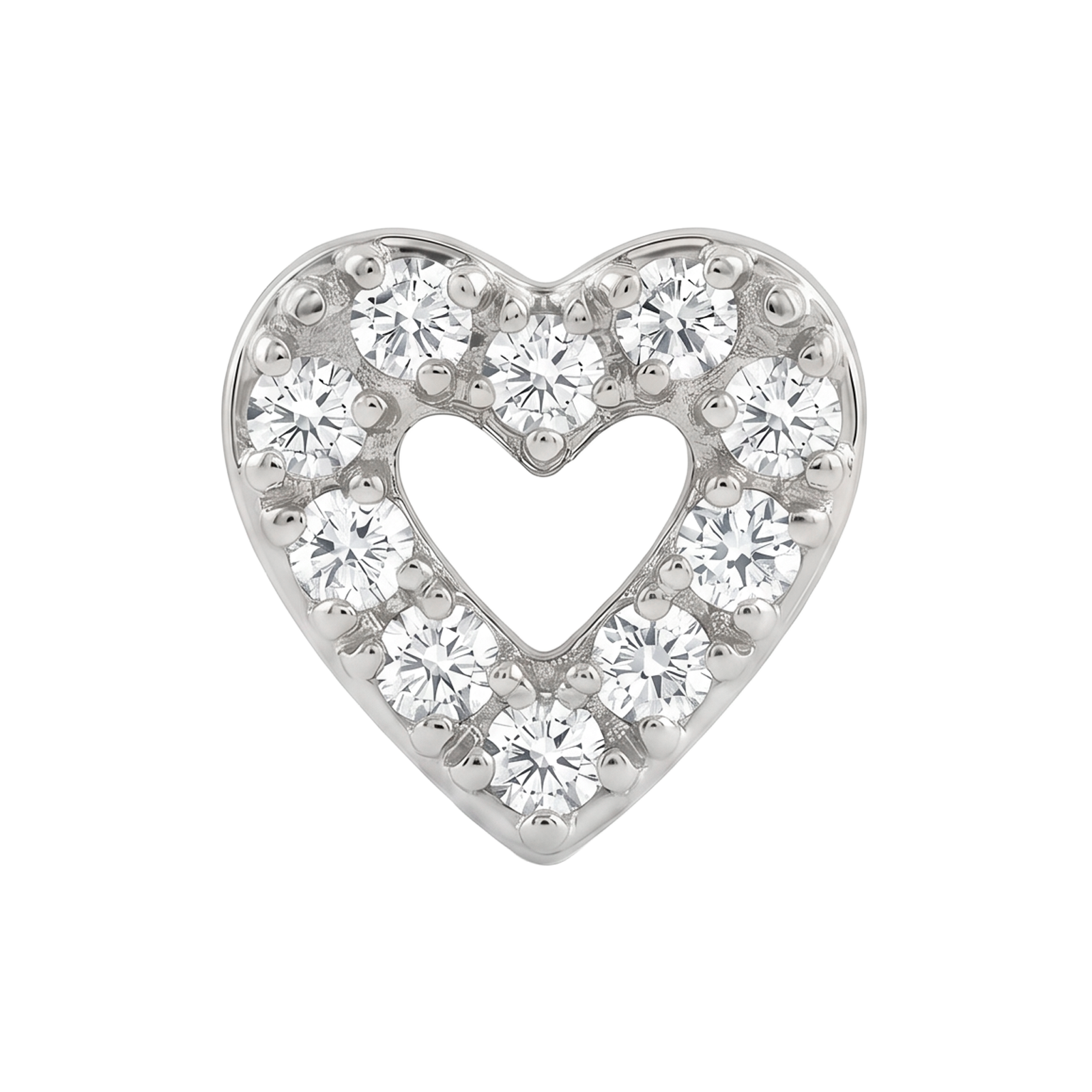 Glitter heart small
