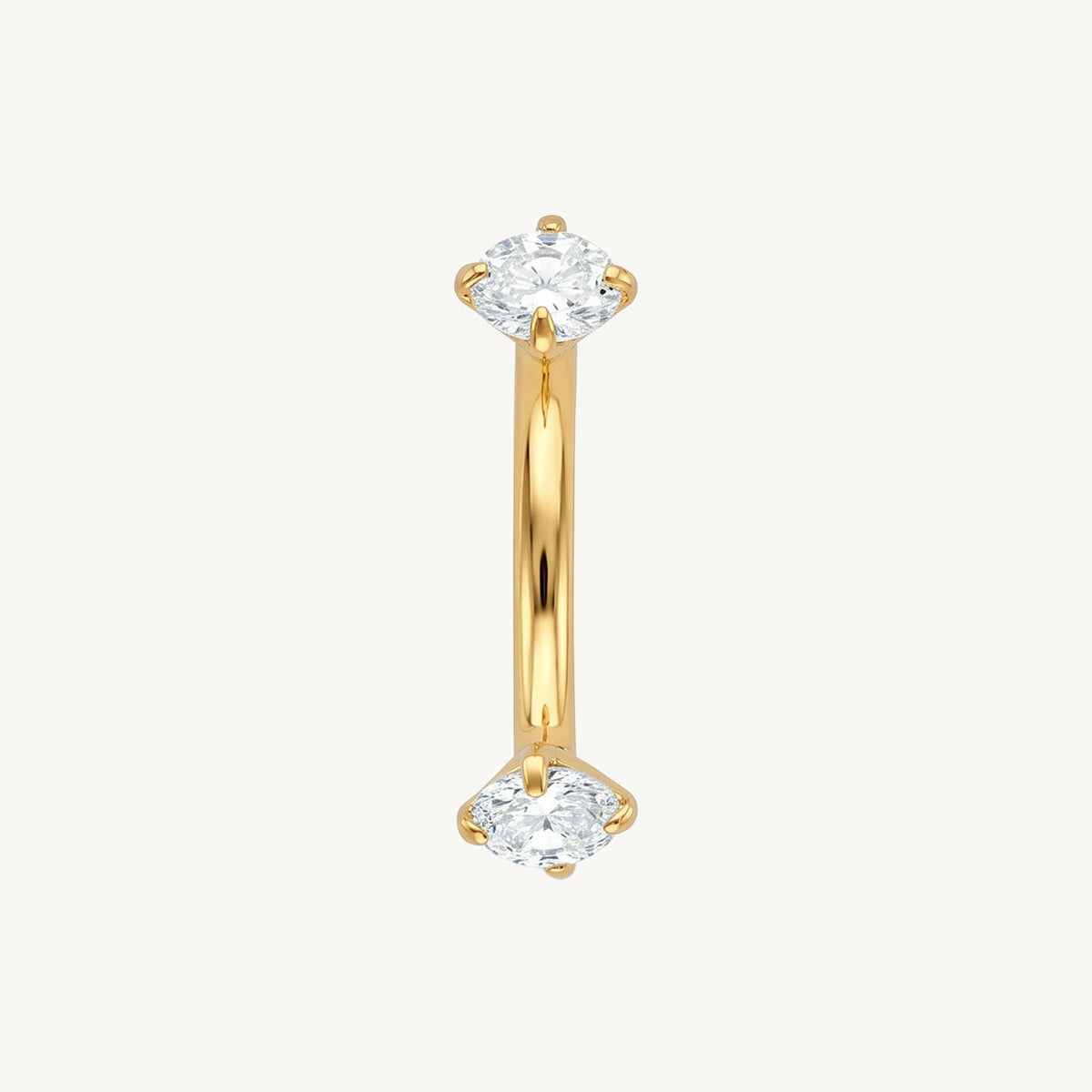 Twin crystal arc gold