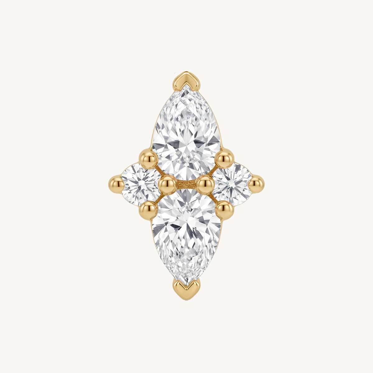 Petal marquise gold