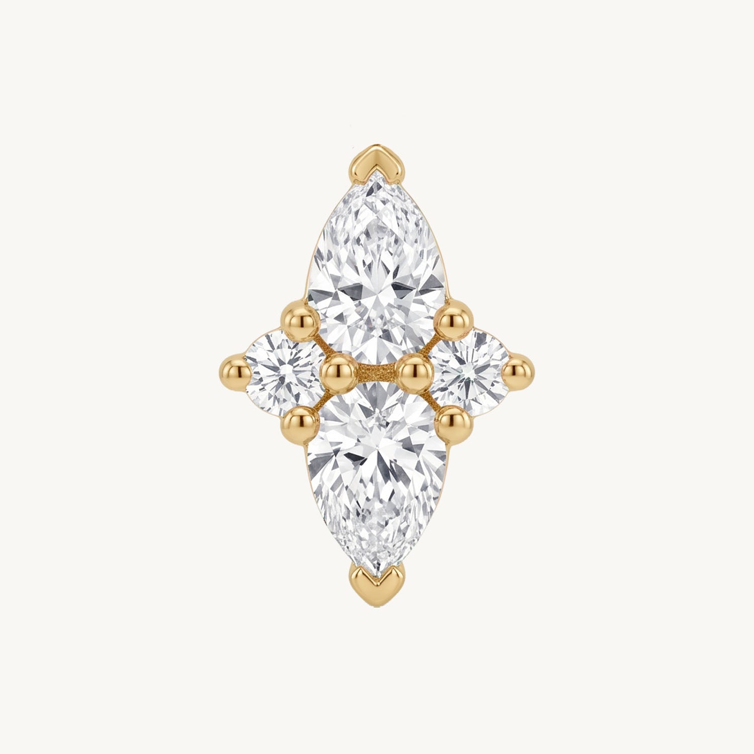 Petal marquise gold